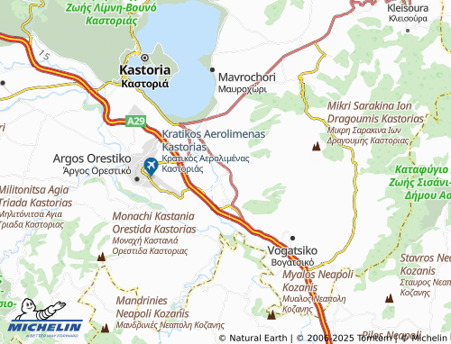 MICHELIN Militsa map - ViaMichelin