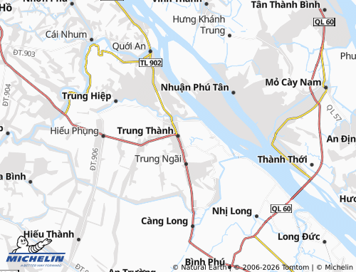 Mappa MICHELIN Trung Thành - ViaMichelin