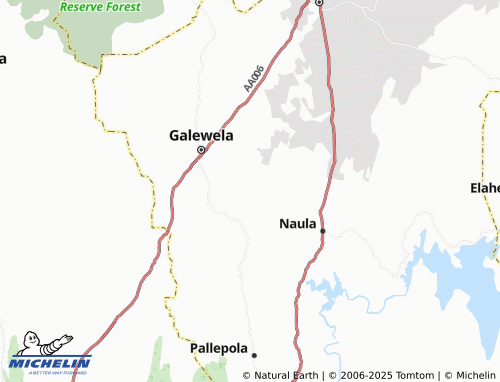 MICHELIN Siyambalagahawela map - ViaMichelin