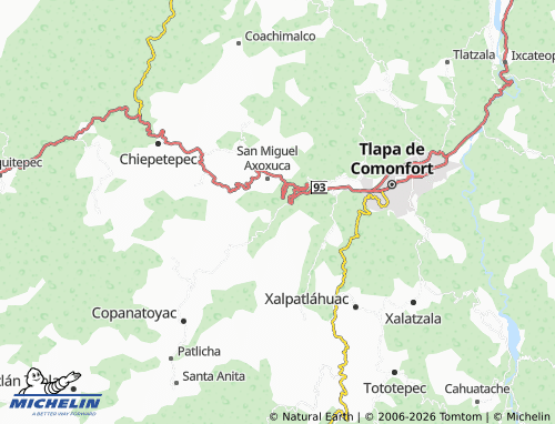 MICHELIN Atlamajalcingo del Río map - ViaMichelin
