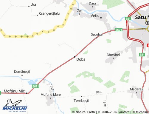 Carte MICHELIN Doba - ViaMichelin