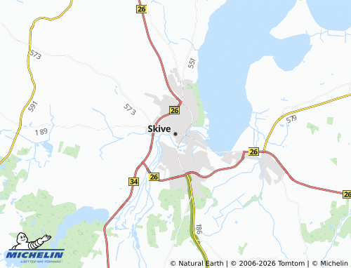 Carte MICHELIN Skive - ViaMichelin
