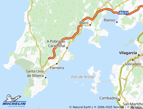 Mapa MICHELIN O Xobre ou O Maño (Santa María) - ViaMichelin