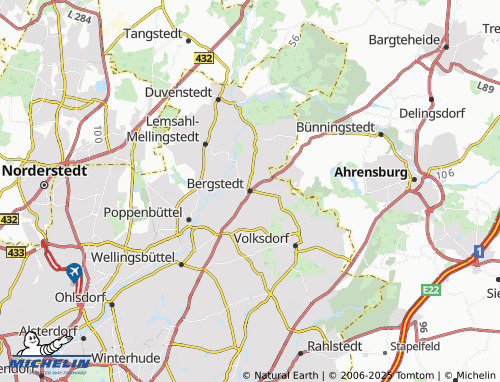 Mapa MICHELIN Bergstedt - ViaMichelin