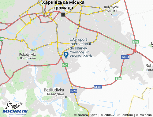 MICHELIN Movchany map - ViaMichelin