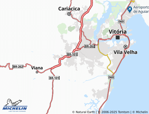 MICHELIN-Landkarte Vila Betânia - ViaMichelin