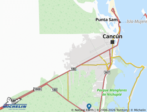Mappa MICHELIN Puesta del Sol - ViaMichelin
