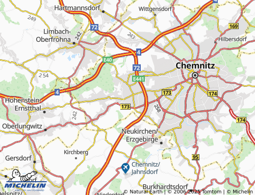MICHELIN Reichenbrand map - ViaMichelin