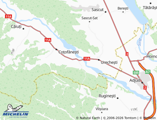 Mappa MICHELIN Cornățel - ViaMichelin