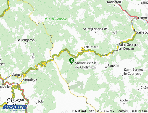 MICHELIN Les Pinasses map - ViaMichelin