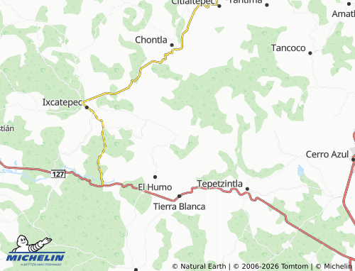 Mappa MICHELIN San Juan Otontepec - ViaMichelin