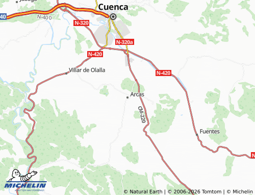 Mapa MICHELIN Arcas - ViaMichelin