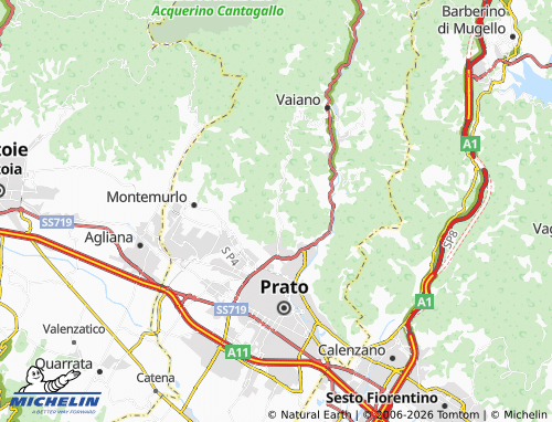 Mapa MICHELIN Figline - ViaMichelin