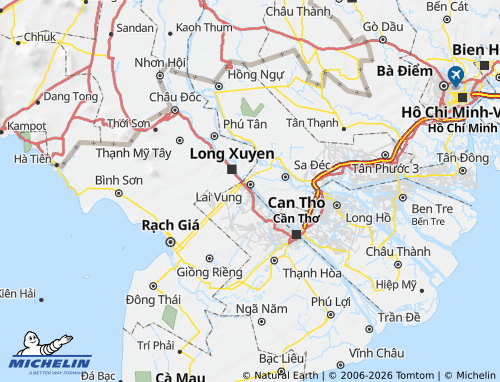 Carte MICHELIN Thốt Nốt - ViaMichelin