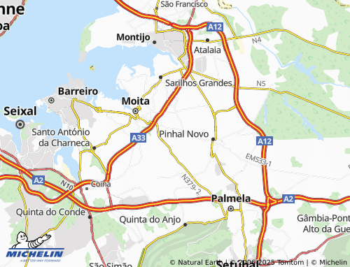 MICHELIN Penteado map - ViaMichelin