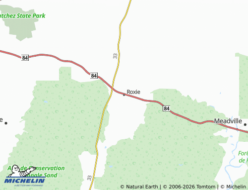Mapa MICHELIN Roxie - ViaMichelin