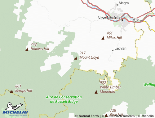 Mapa MICHELIN Mount Lloyd - ViaMichelin