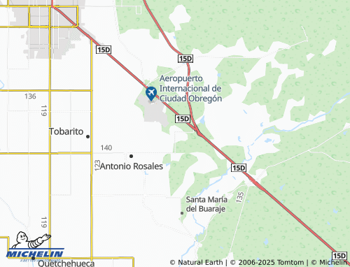MICHELIN Francisco Villa map - ViaMichelin