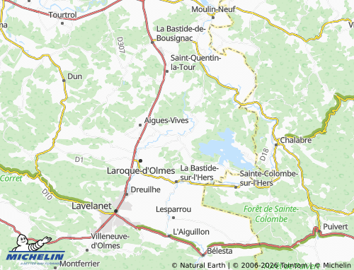 Mappa MICHELIN Léran - ViaMichelin