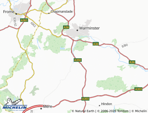 Carte MICHELIN Longbridge Deverill - ViaMichelin