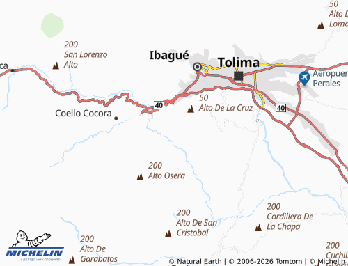 MICHELIN El Cedral map - ViaMichelin