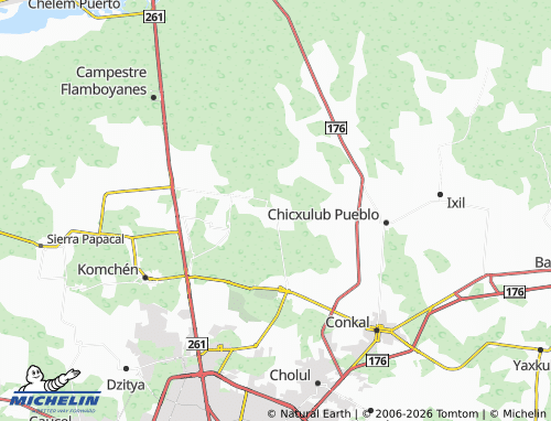Carte MICHELIN Sac-Nicté - ViaMichelin