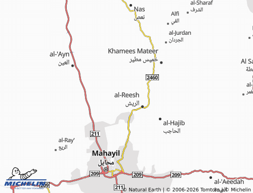 MICHELIN-Landkarte al-Muslim - ViaMichelin