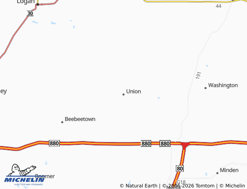 Mapa MICHELIN Union - ViaMichelin