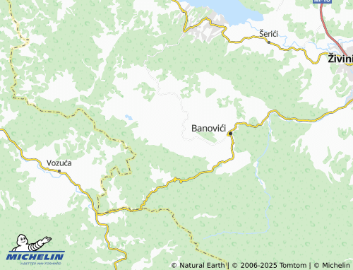 MICHELIN Stražbenica map - ViaMichelin