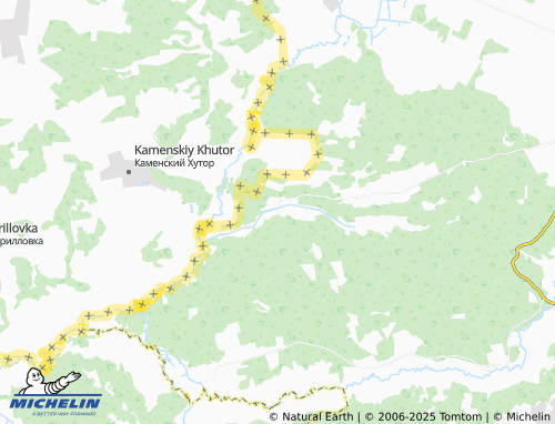 MICHELIN Bleshnia map - ViaMichelin