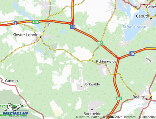MICHELIN Busendorf map - ViaMichelin