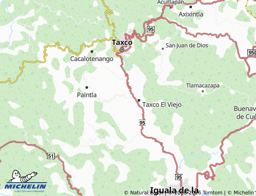 MICHELIN Tecalpulco map - ViaMichelin