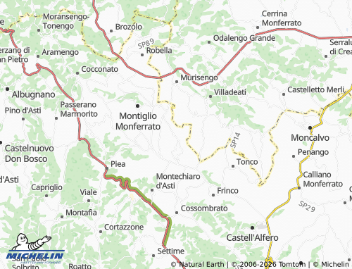 Mapa MICHELIN Scandeluzza - ViaMichelin