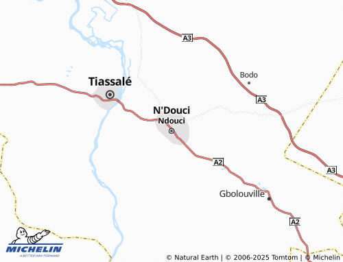 MICHELIN Ndouci map - ViaMichelin