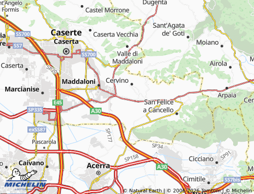 Carte MICHELIN Montedecoro - ViaMichelin