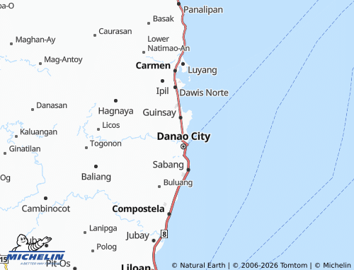 MICHELIN Taboc map - ViaMichelin