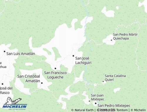 Mappa MICHELIN San José Lachiguiri - ViaMichelin