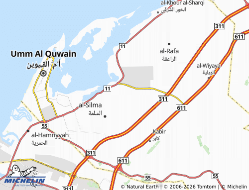MICHELIN Hezaiwah map - ViaMichelin