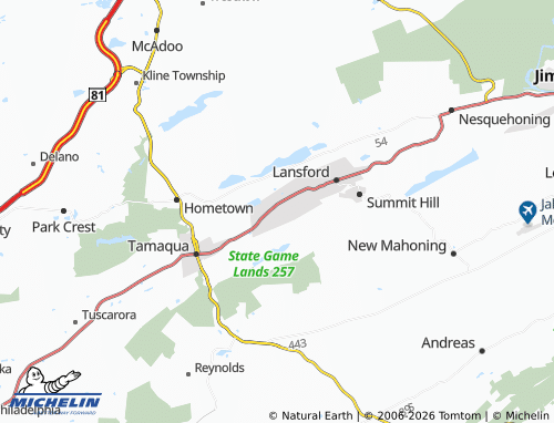 Mappa MICHELIN Coaldale - ViaMichelin
