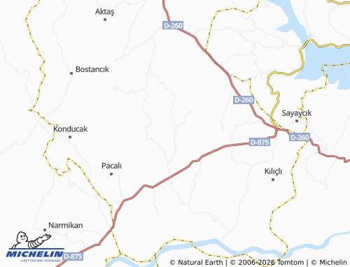 Mappa MICHELIN Esikli - ViaMichelin