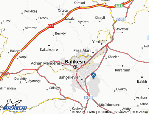 MICHELIN 2. Sakarya map - ViaMichelin