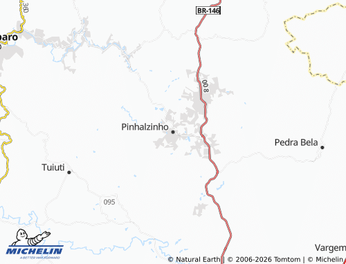Mappa MICHELIN Pinhalzinho - ViaMichelin