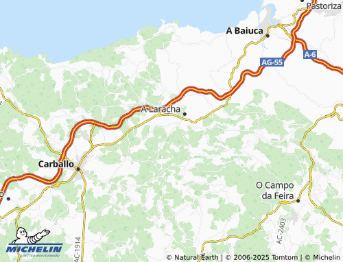 MICHELIN A Areosa map - ViaMichelin