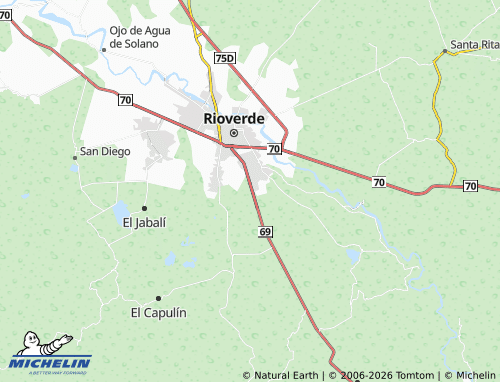 MICHELIN Cristo Rey map - ViaMichelin