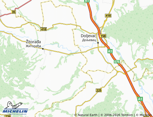 Mapa MICHELIN Badnjevac - ViaMichelin