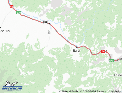 MICHELIN Valea Lupului map - ViaMichelin