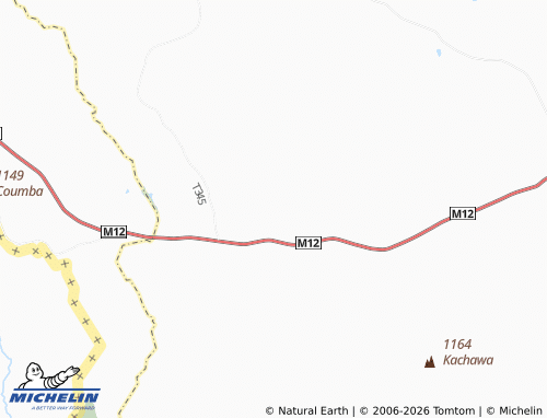MICHELIN Mtali map - ViaMichelin