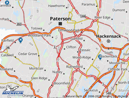 Mappa MICHELIN Clifton - ViaMichelin