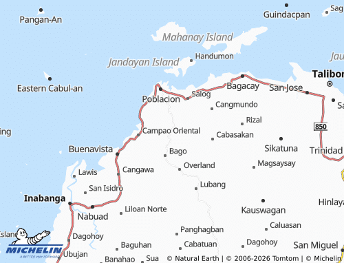 MICHELIN Buyog map - ViaMichelin