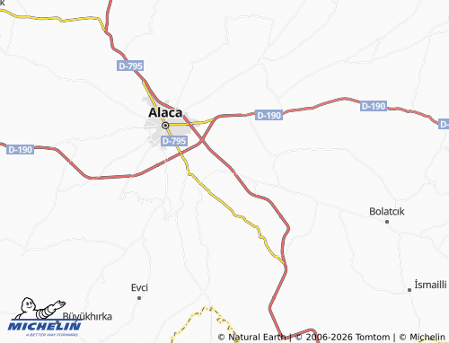 Mapa MICHELIN Fakılar - ViaMichelin